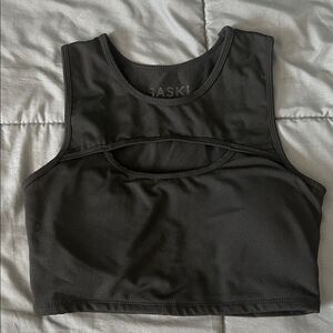 Saski Collection Bra Tank Black Size Small